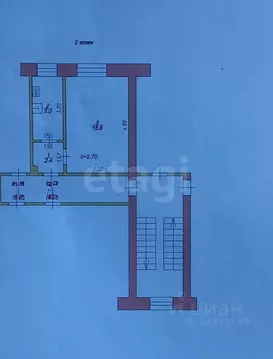 1-к кв. Тверская область, Бежецк Заводская ул., 3 (23.0 м)