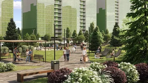 1-к кв. Красноярский край, Красноярск Нанжуль-Солнечный мкр, Аллея ...