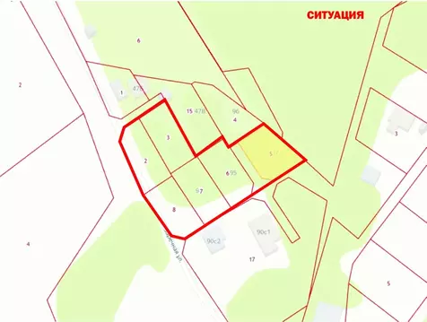 Участок в Москва пос. Красные горки, ул. Заречная, 97 (48.0 сот.)