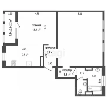 3-к кв. Севастополь просп. Античный, 22 (70.7 м)