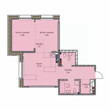 2-к кв. Иркутская область, Иркутск Култукская ул., 16 (63.9 м)