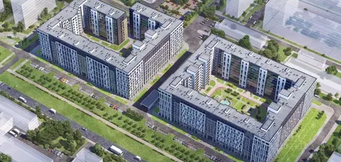 Квартира, 2 комнаты, 67.4 м