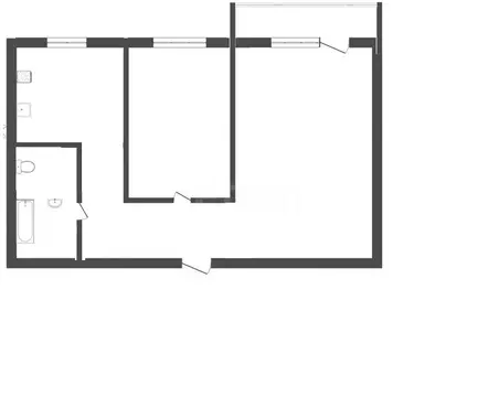 2-комнатная квартира: Черногорск, проспект Космонавтов, 38к1 (58.7 м)