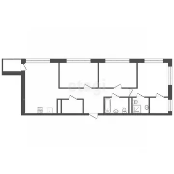 3-к кв. Тюменская область, Тюмень ул. Виктора Тимофеева, 10 (88.8 м)