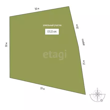 Дом в Минино, переулок Гагарина (200 м)