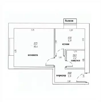 1-к кв. Тверская область, Зубцов Южный мкр, 7 (31.2 м)