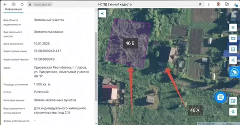 Участок в Удмуртия, Глазов Удмуртская ул., 46А (15.0 сот.)