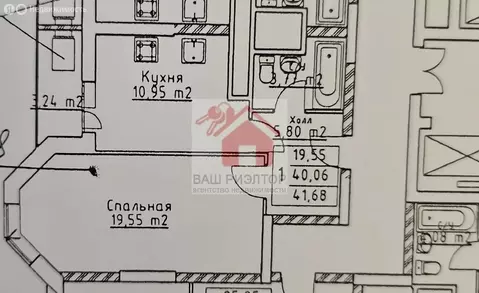 1-комнатная квартира: Самара, 5-я просека, 110 (41.3 м)