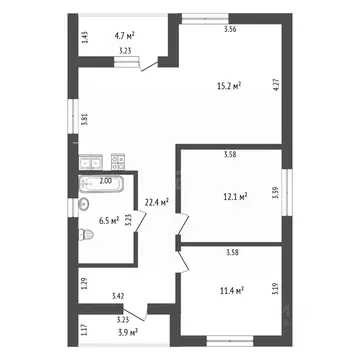 Дом в Тюменская область, Тюмень Надежда (ВОИ) садовое товарищество, ...