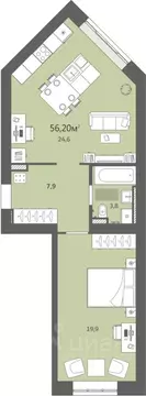 1-к кв. Удмуртия, Завьяловский район, д. Хохряки, Богатыри мкр 11 ...