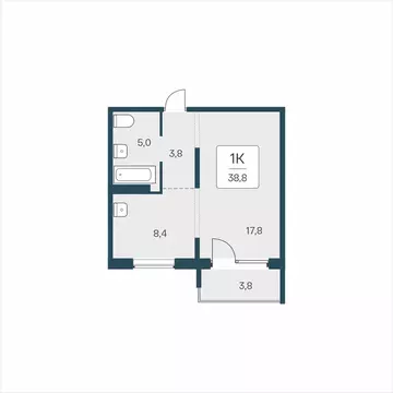 1-к кв. Новосибирская область, Новосибирск ул. Сибиряков-Гвардейцев, ...