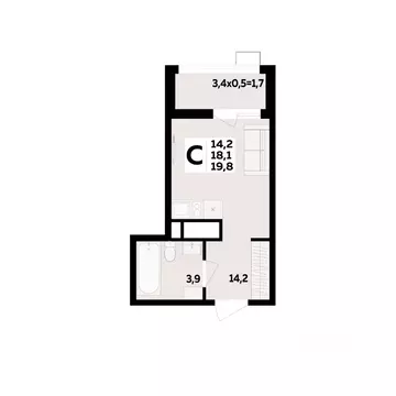 1-к кв. Адыгея, Тахтамукайский район, Старобжегокайское с/пос, Новая ...