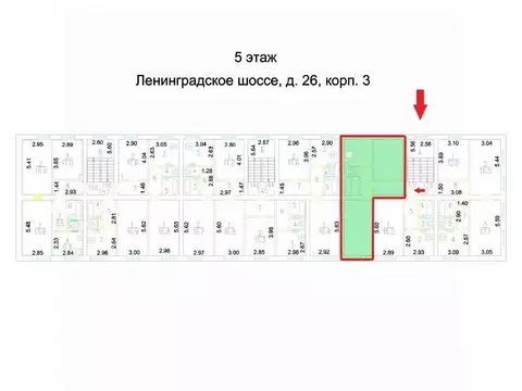 2-к кв. Москва Ленинградское ш., 26К3 (47.1 м)