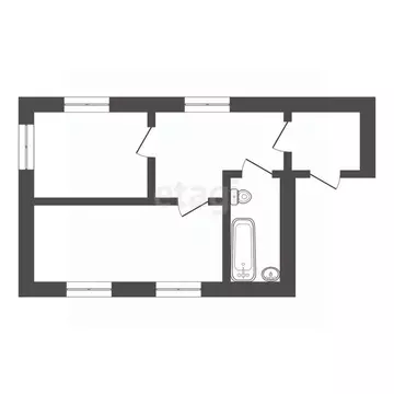 Дом в Красноярский край, Красноярск ул. Юрия Гагарина, 86 (37 м)