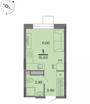 Студия Рязанская область, Рязань Метропарк тер., Метропарк жилой ...