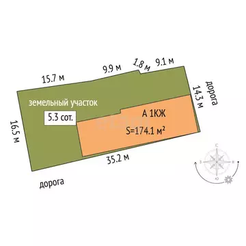 Дом в Тюмень, улица Лопарева (174.1 м)