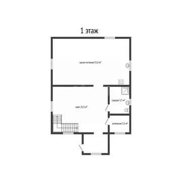 Дом в Удмуртия, Завьяловский район, с. Ягул Восточная ул., 8Б (170 м)