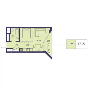 1-к кв. Крым, Ялта муниципальный округ, Виноградное пгт Новая Ливадия ...