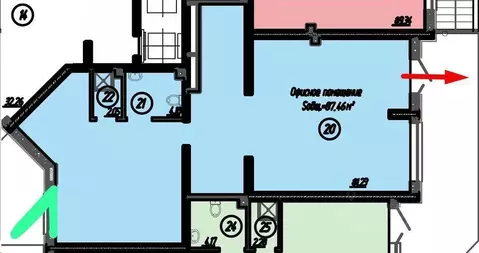 Помещение свободного назначения в Краснодарский край, Краснодар ...