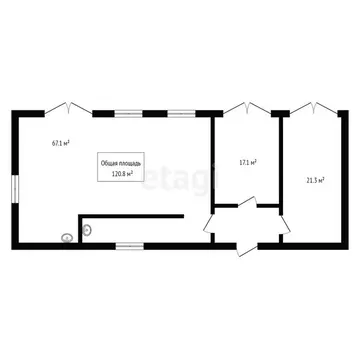 Производственное помещение (120.8 м)