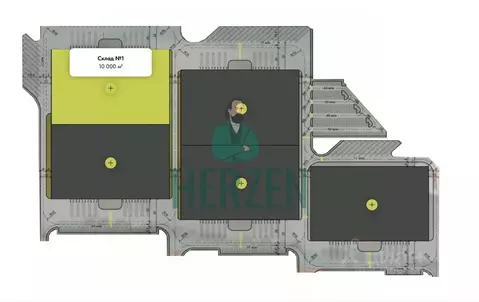 Склад в Московская область, Домодедово городской округ, с. Красный ...