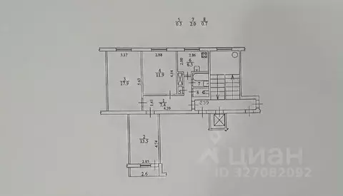 Комната Санкт-Петербург ул. Отважных, 3