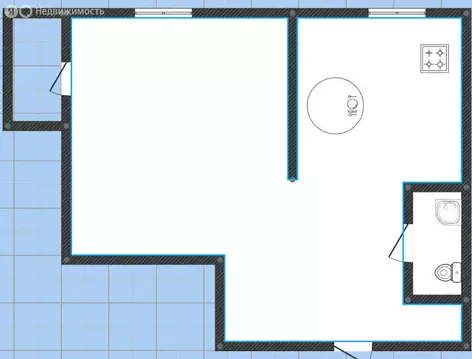 1-комнатная квартира: Ангарск, 11-й микрорайон, 18 (30 м)