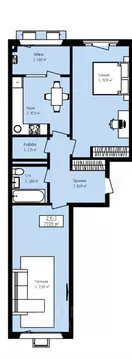 2-к кв. Дагестан, Дербент Камеллия жилой комплекс (71.09 м)