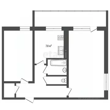 2-к кв. Крым, Ялта ул. Крупской, 32 (43.7 м)