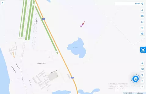 Участок в Омская область, Омский район, с. Усть-Заостровка ул. Мира ...