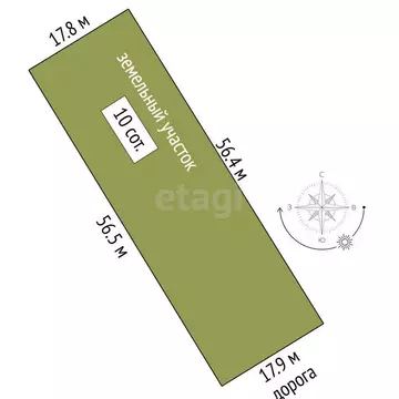 Участок в село Нартан, улица Братьев Дышековых (10 м)