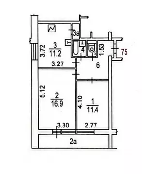 2-к кв. Москва Винницкая ул., 21 (50.3 м)