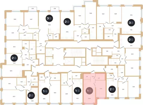 1-комнатная квартира: Уфа, улица Рихарда Зорге, 73/1 (43.9 м)