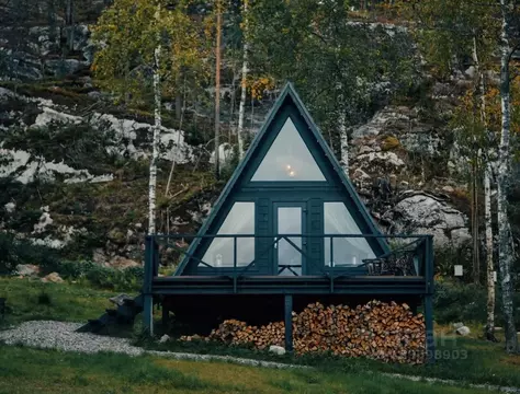 Дом в Карелия, Лахденпохский муниципальный округ, пос. Лумиваара  (44 ...