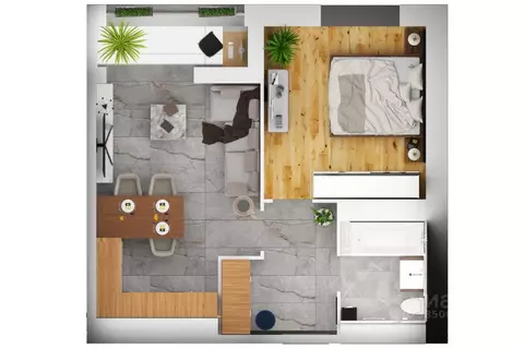 1-к кв. Волгоградская область, Волжский 32А мкр, Горизонт жилой ...