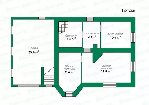 Дом в Кировская область, Киров городской округ, д. Шубино ул. Светлая, ...