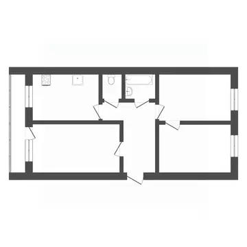 3-к кв. Тюменская область, Тюмень Инженерная ул., 64 (59.6 м)