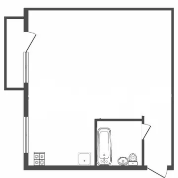 1-комнатная квартира: Ижевск, Зенитная улица, 1 (33 м)