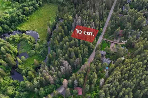 Участок в Ленинградская область, Выборгский район, Рощино городской ...