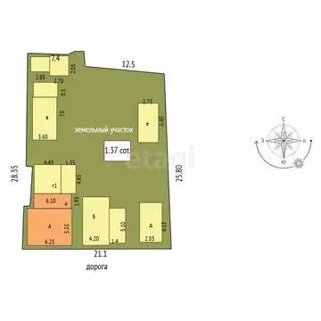 Дом в Саратов, улица имени Н.Г. Чернышевского, 224 (45 м)