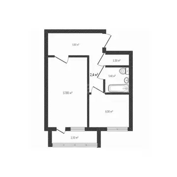 1-к кв. Брянская область, Навлинский район, пос. Синезерки ул. ...