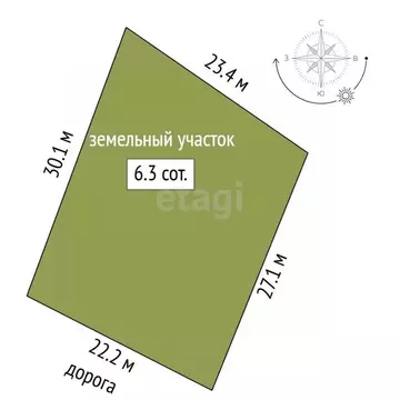 Участок в Ставропольский край, Кисловодск Зори Кавказа СНТ,  (6.34 ...