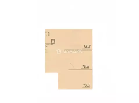 2-комнатная квартира: Вологда, улица Возрождения, 55к3 (56.4 м)