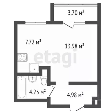 1-к кв. Ульяновская область, Ульяновск ул. Народного учителя Латышева, ...
