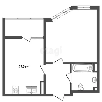1-комнатная квартира: Анапа, Супсехское шоссе, 47к1 (38.2 м)