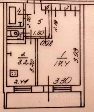 1-к кв. Калужская область, Калуга Майская ул., 32 (38.6 м)