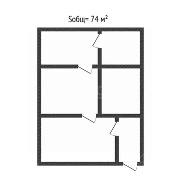 Дом в Брянская область, Клинцы ул. Степана Разина (74 м)