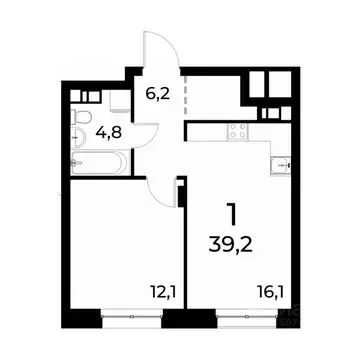 1-к кв. Нижегородская область, Нижний Новгород Березовский мкр,  (39.0 ...