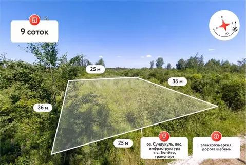 Участок в Тюменская область, Нижнетавдинский муниципальный округ, ...