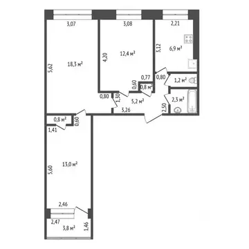 Помещение свободного назначения в Башкортостан, Уфа ул. Гафури, 19 (63 ...